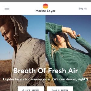 Marine layer lounge set